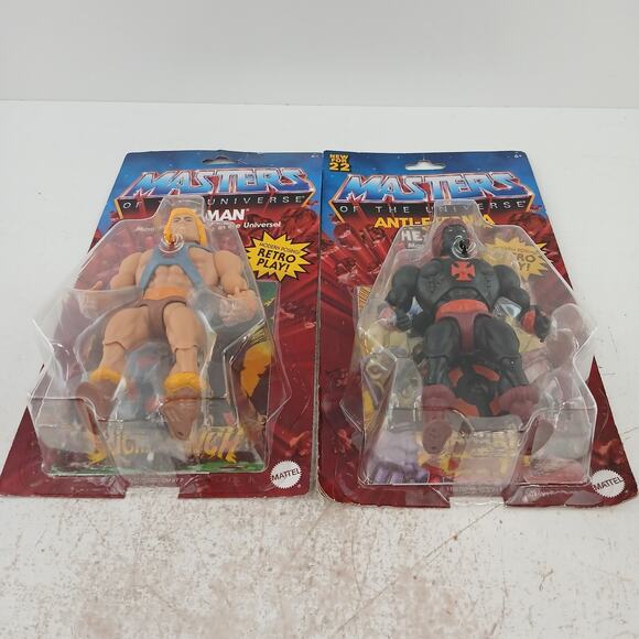 Masters of the Universe He-Man & Anti-Eternia He-Man Figures Retro Play 2021 - Picture 11 of 16